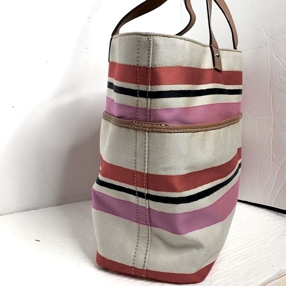 Kate Spade Oak Island Stripe Magazine Tote - Picture 5 of 10